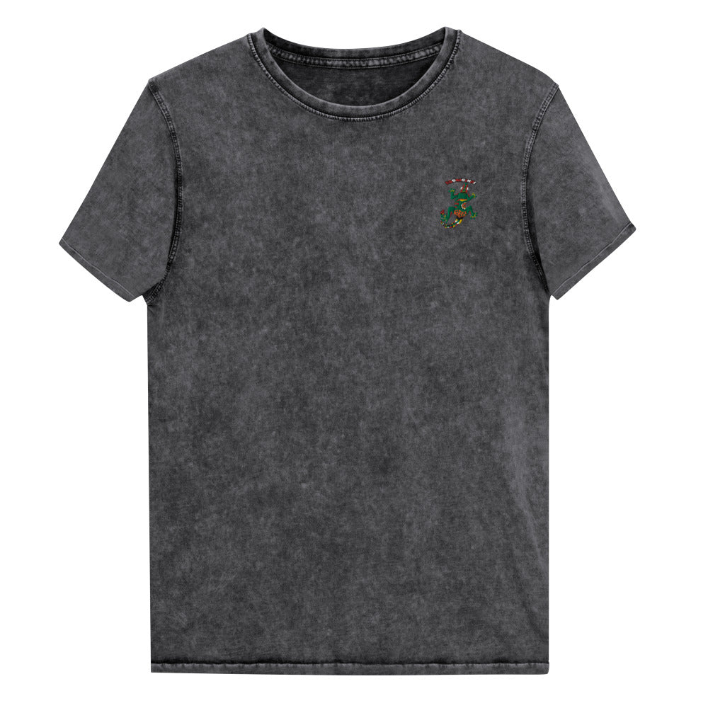 Denim T-Shirt lizard aboriginal - ragnacold