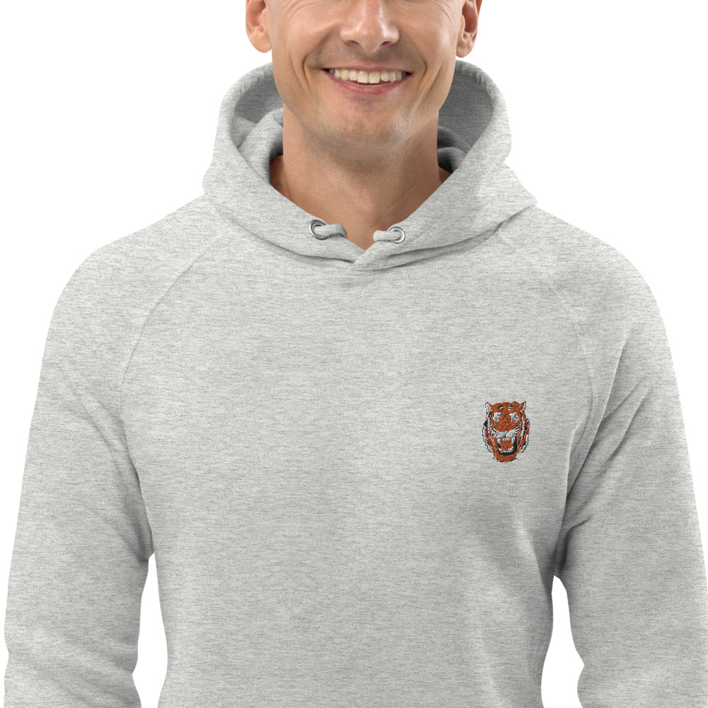 Unisex pullover hoodie tiger - ragnacold Heather Grey / S