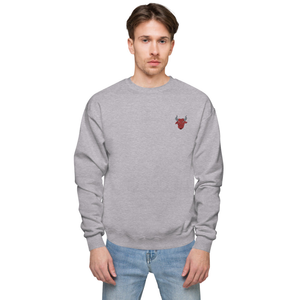 Unisex fleece sweatshirt red bull spain - ragnacold