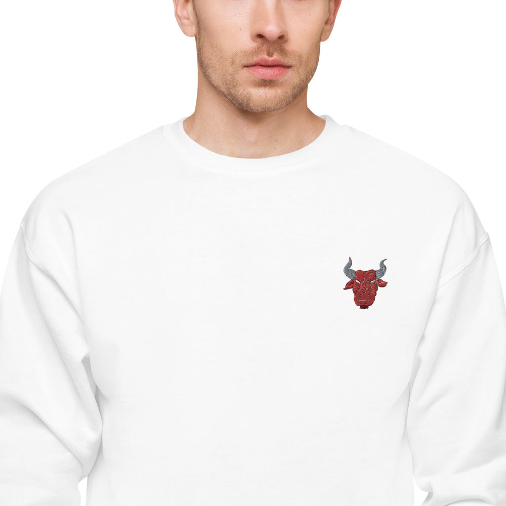 Unisex fleece sweatshirt red bull spain - ragnacold White / S