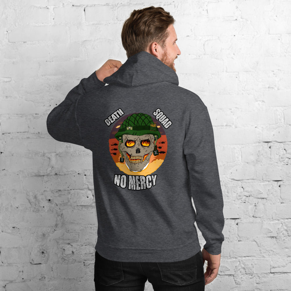 Unisex Hoodie war skulls soldier - ragnacold Dark Heather / S