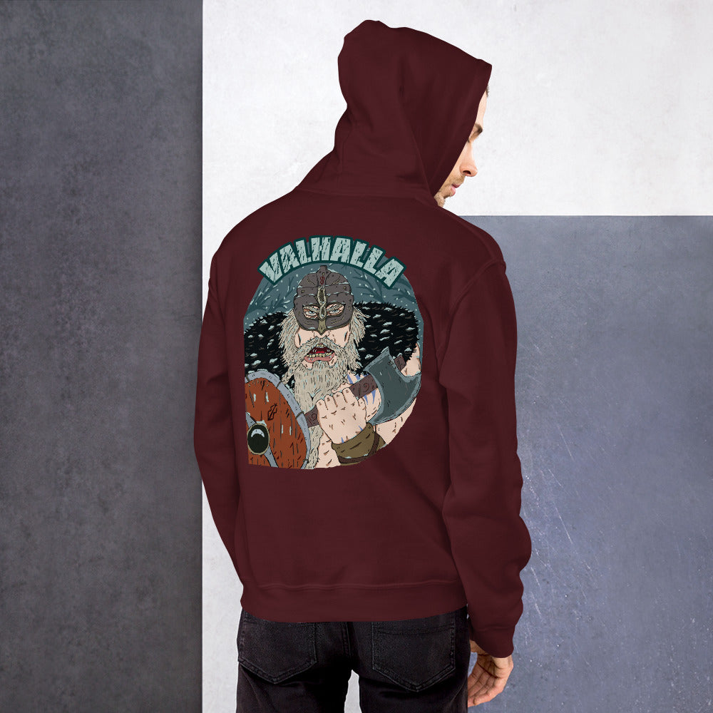 Unisex Hoodie berserks viking - ragnacold Maroon / S