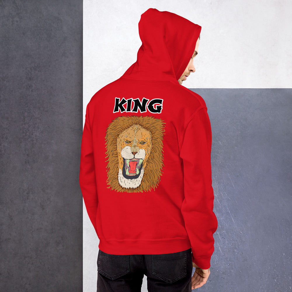 Unisex Hoodie king leo - ragnacold Red / S