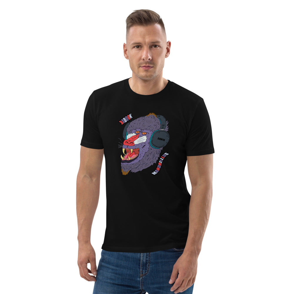 Unisex organic cotton t-shirt chuck mandrill - ragnacold