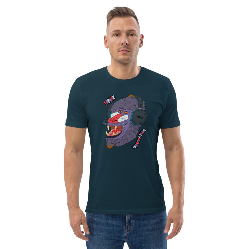 Unisex organic cotton t-shirt chuck mandrill - ragnacold Stargazer / S