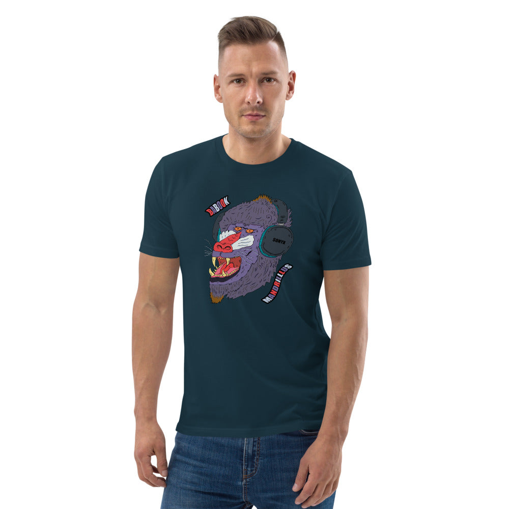 Unisex organic cotton t-shirt chuck mandrill - ragnacold