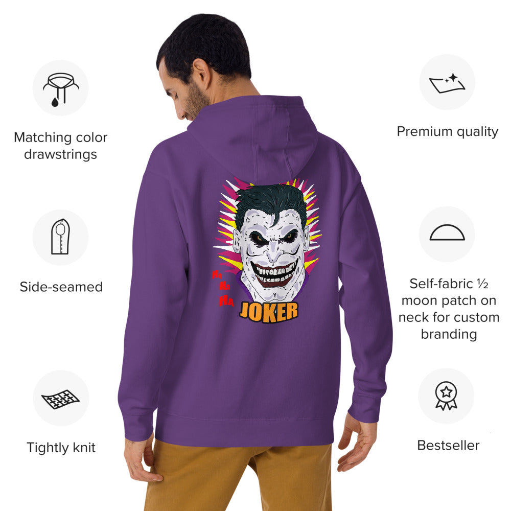 Unisex Hoodie joker - ragnacold Purple / S