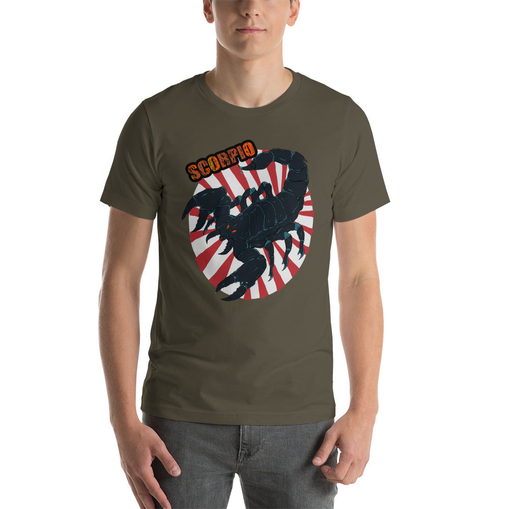 Short-Sleeve Unisex T-Shirt scorpion power - ragnacold Army / S