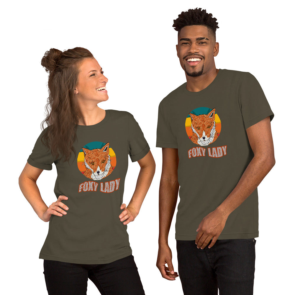 Short-Sleeve Unisex T-Shirt foxy - ragnacold Army / S