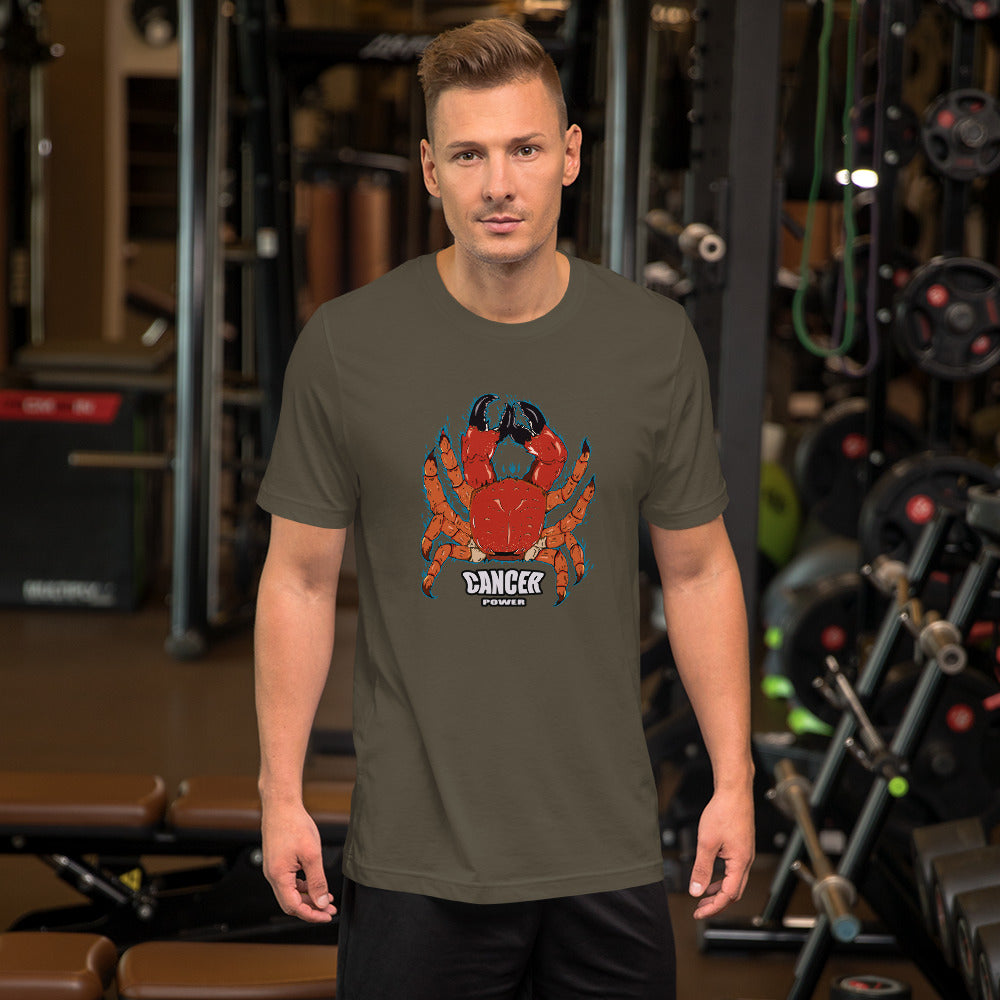 Short-Sleeve Unisex T-Shirt cancer zodiac - ragnacold Army / S