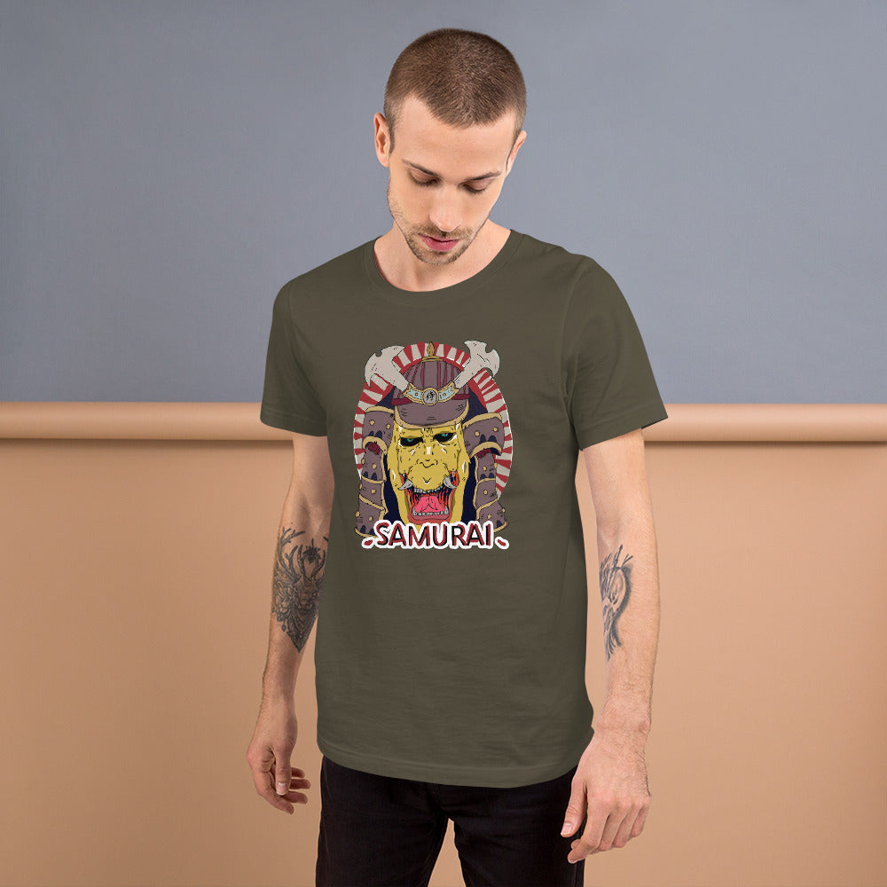 Short-Sleeve Unisex T-Shirt japan demon samurai - ragnacold Army / S