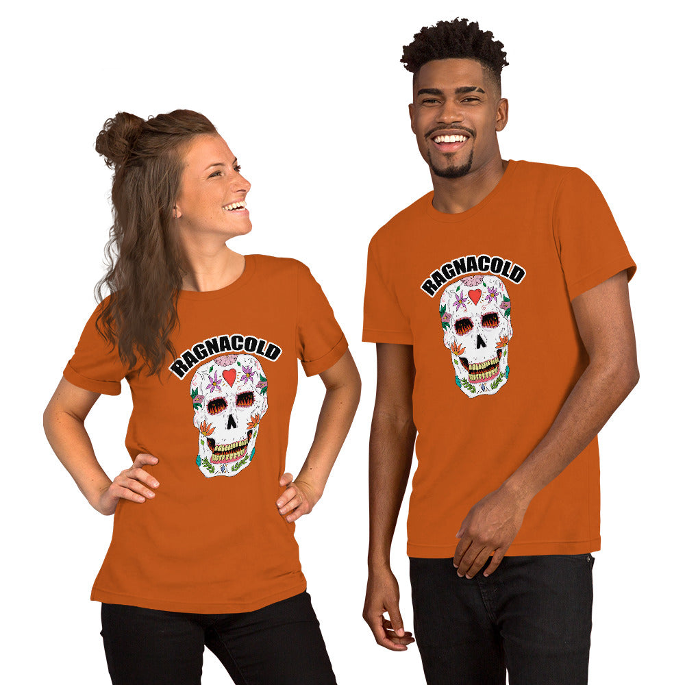 Short-Sleeve Unisex T-Shirt catrina skull - ragnacold Autumn / S