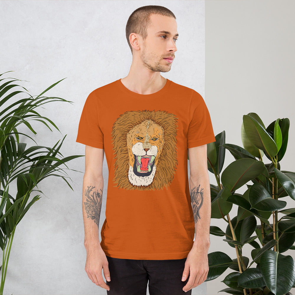 Short-Sleeve Unisex T-Shirt leon the king - ragnacold Autumn / S