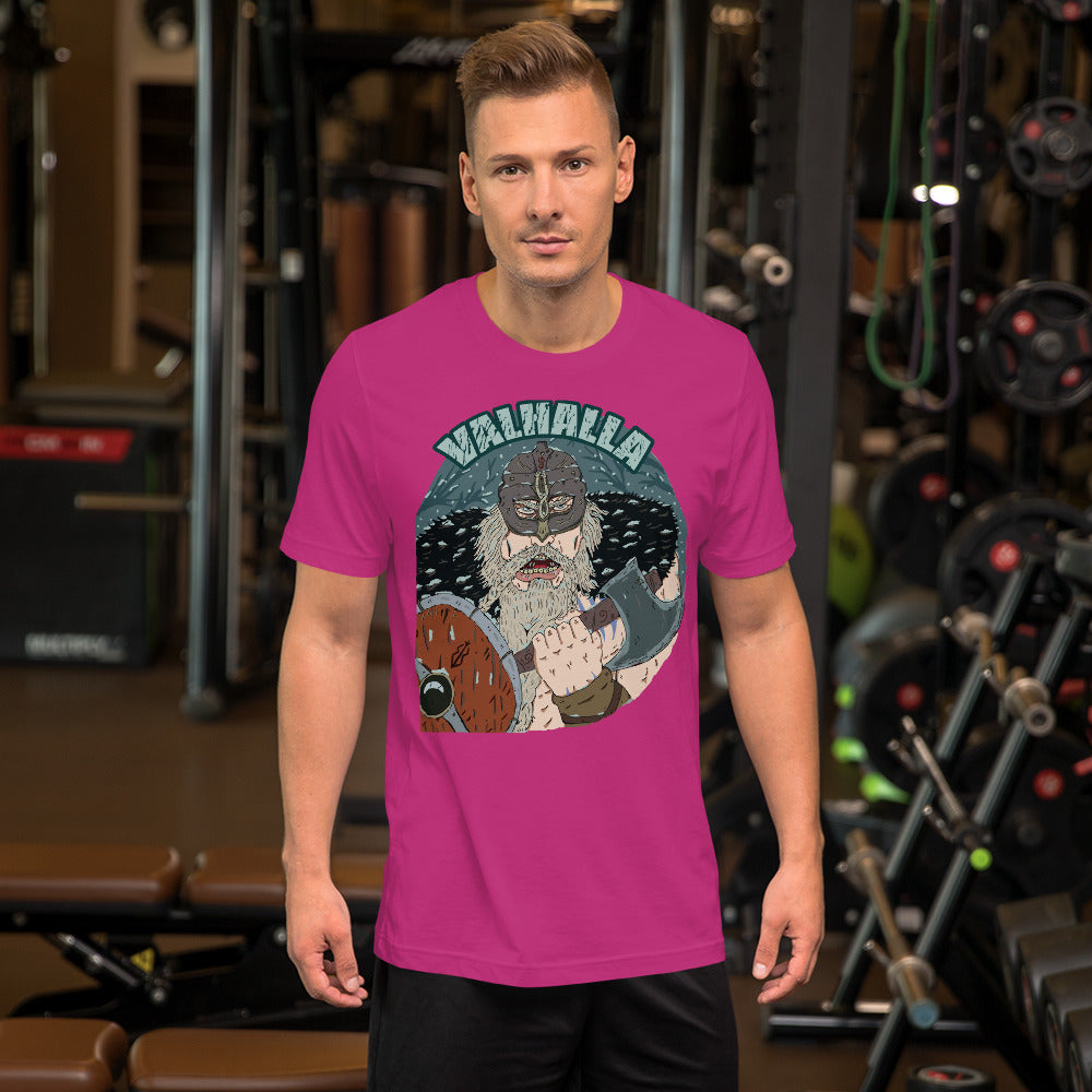 Short-Sleeve Unisex T-Shirt viking berserks - ragnacold Berry / S