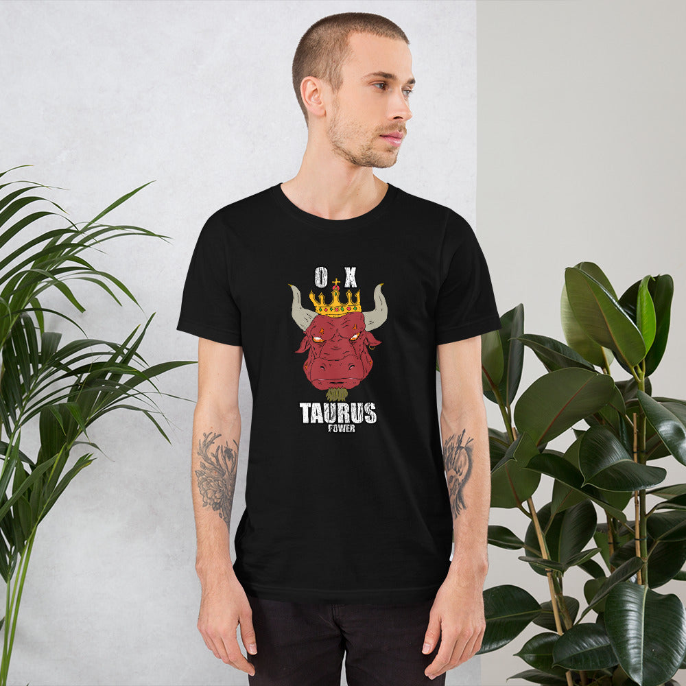 Short-Sleeve Unisex T-Shirt taurus zodiac - ragnacold Black / XS