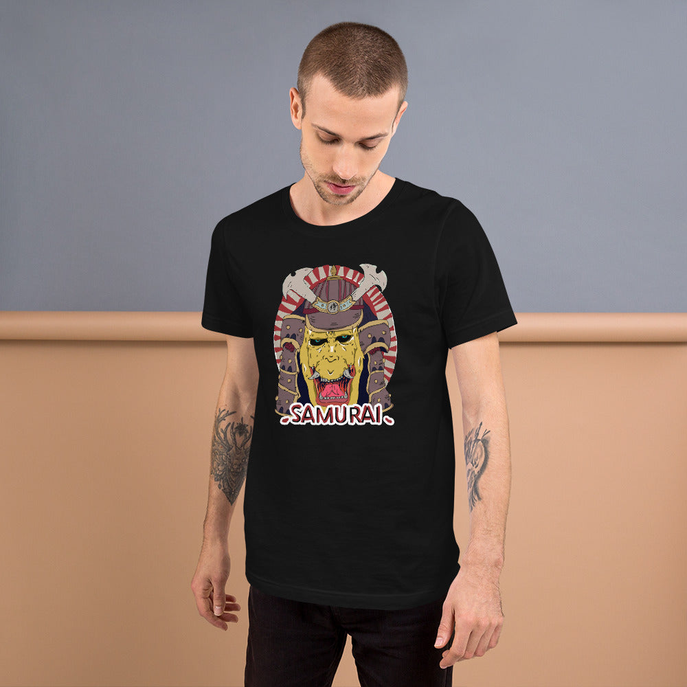 Short-Sleeve Unisex T-Shirt japan demon samurai - ragnacold Black / XS