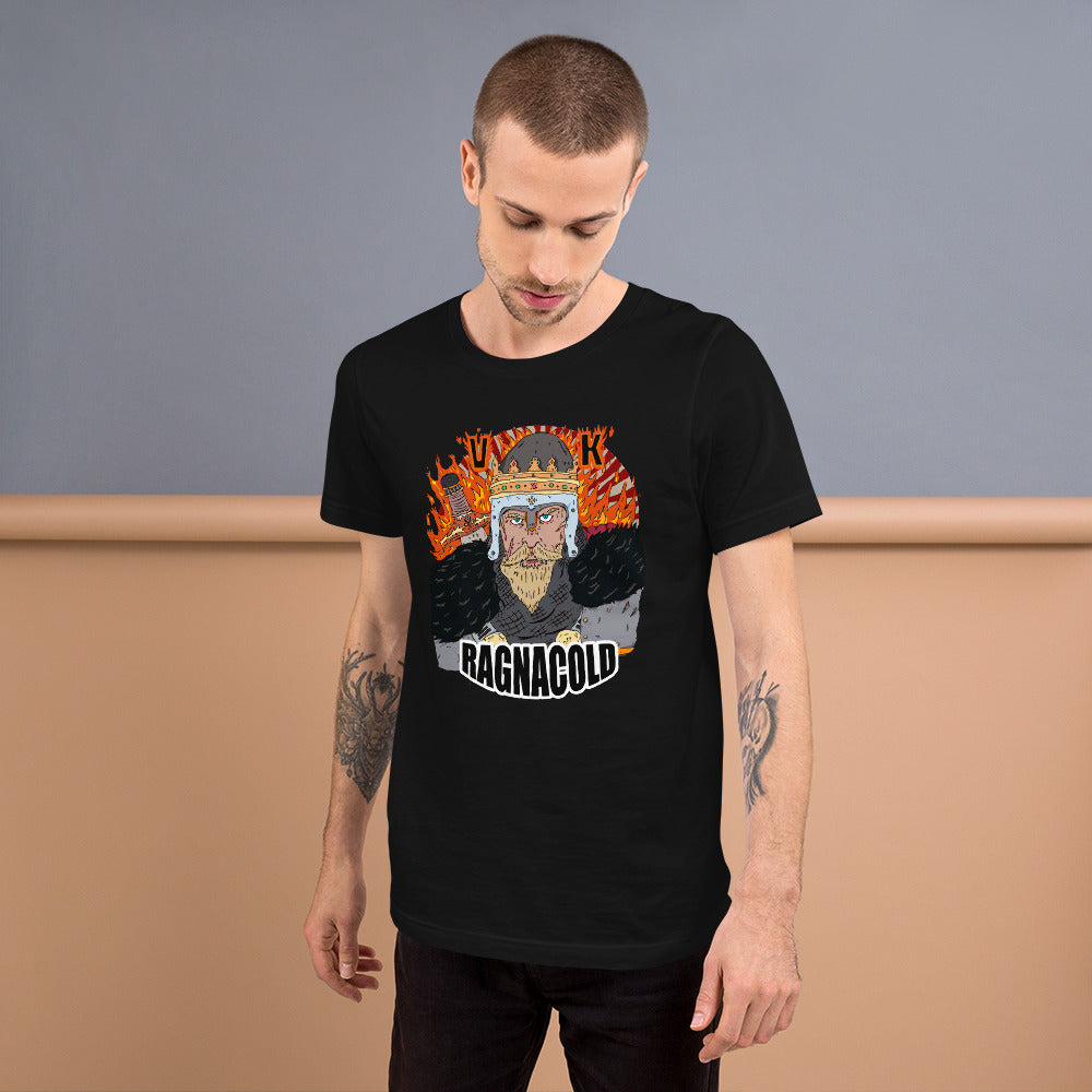 Short-Sleeve Unisex T-Shirt medieval king war - ragnacold Black / XS