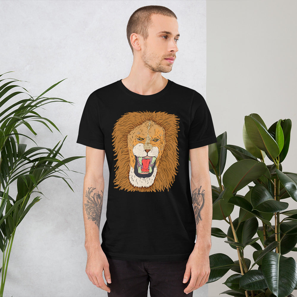 Short-Sleeve Unisex T-Shirt leon the king - ragnacold Black / XS