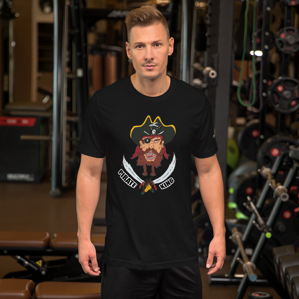 Short-Sleeve Unisex T-Shirt king pirate - ragnacold Black / XS