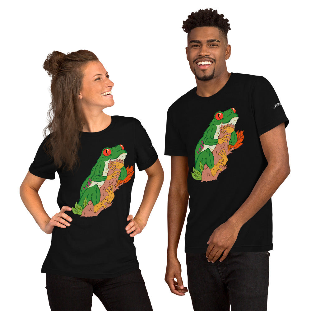 Short-Sleeve Unisex T-Shirt tropical frog rana - ragnacold