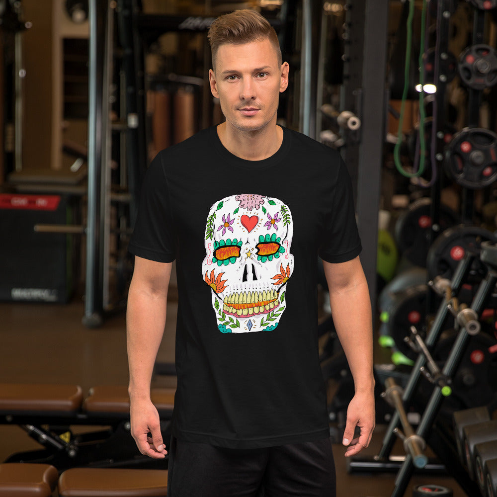 Short-Sleeve Unisex T-Shirt catrina mexico - ragnacold Black / XS