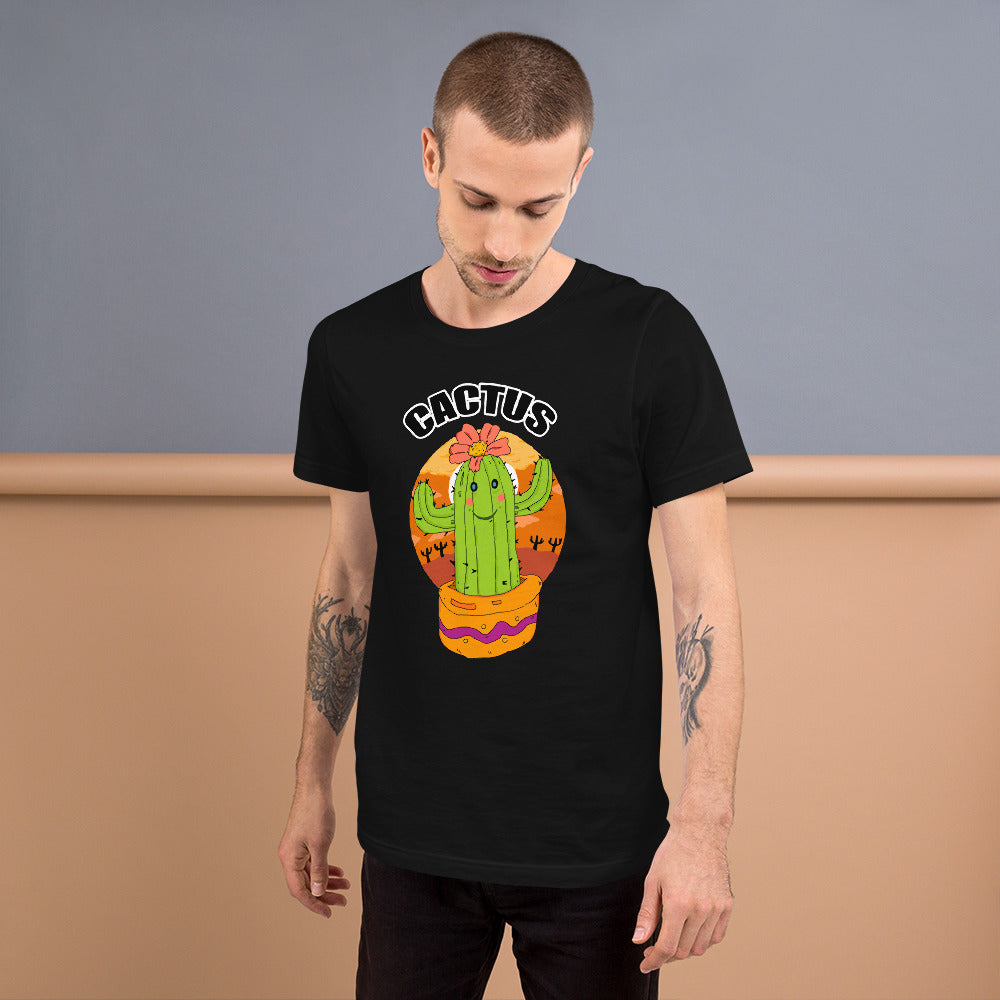 Short-Sleeve Unisex T-Shirt cactus - ragnacold Black / XS