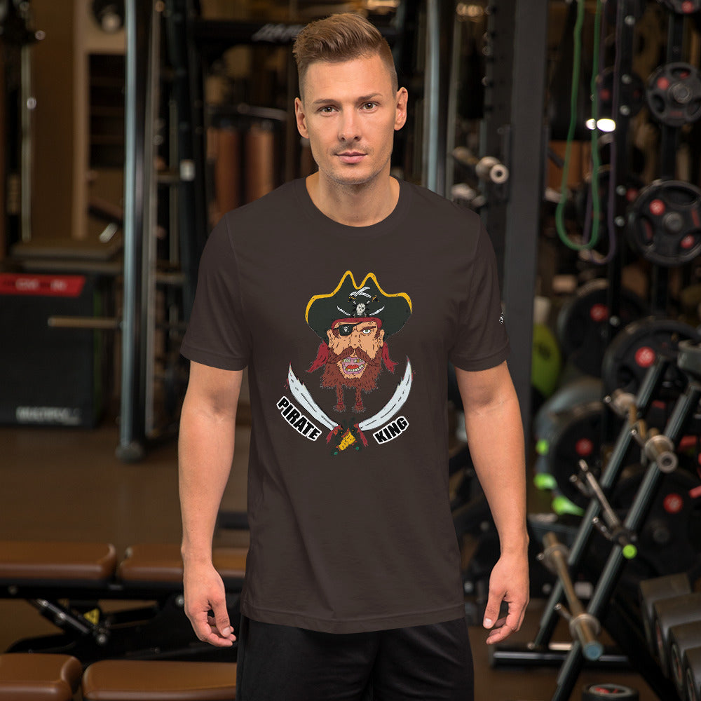 Short-Sleeve Unisex T-Shirt king pirate - ragnacold Brown / S