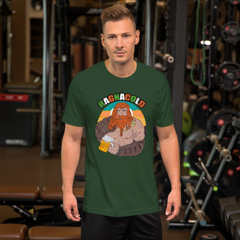 Short-Sleeve Unisex T-Shirt celtic warrior - ragnacold Forest / S