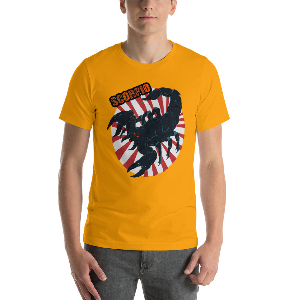 Short-Sleeve Unisex T-Shirt scorpion power - ragnacold Gold / S