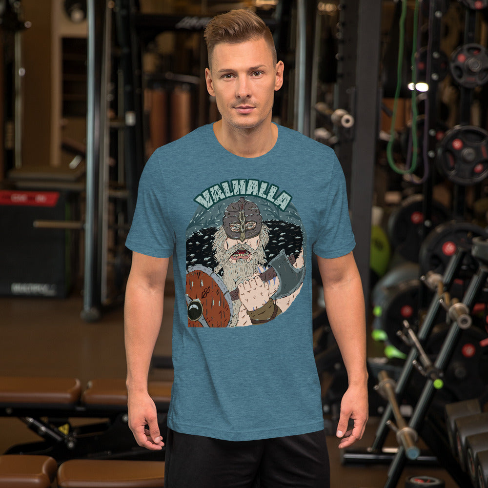 Short-Sleeve Unisex T-Shirt viking berserks - ragnacold Heather Deep Teal / S