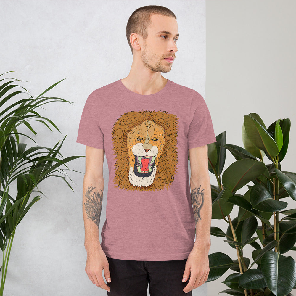 Short-Sleeve Unisex T-Shirt leon the king - ragnacold Heather Orchid / S