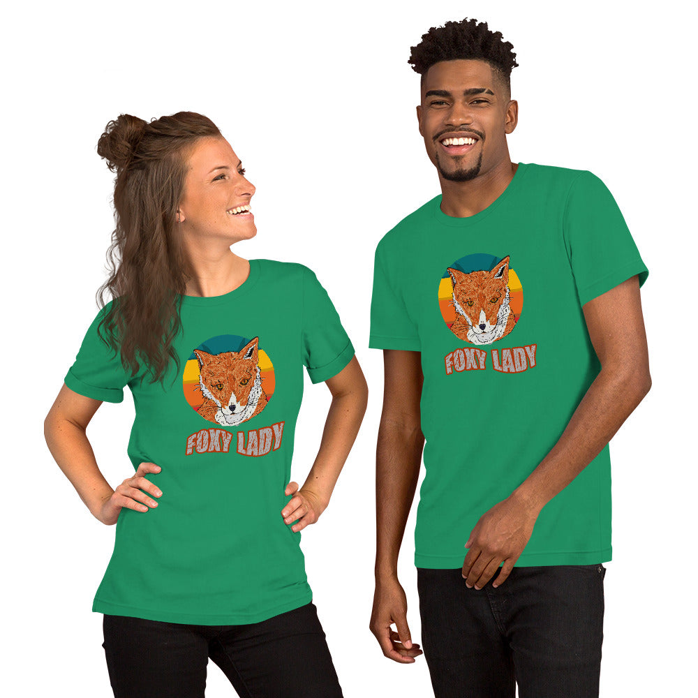 Short-Sleeve Unisex T-Shirt foxy - ragnacold Kelly / XS