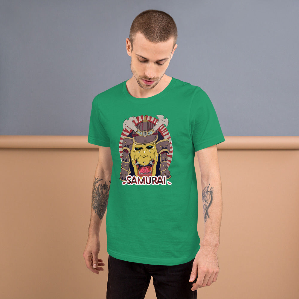 Short-Sleeve Unisex T-Shirt japan demon samurai - ragnacold Kelly / XS