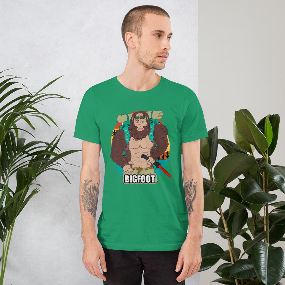 Short-Sleeve Unisex T-Shirt bigfoot Mountain climber - ragnacold Kelly / XS