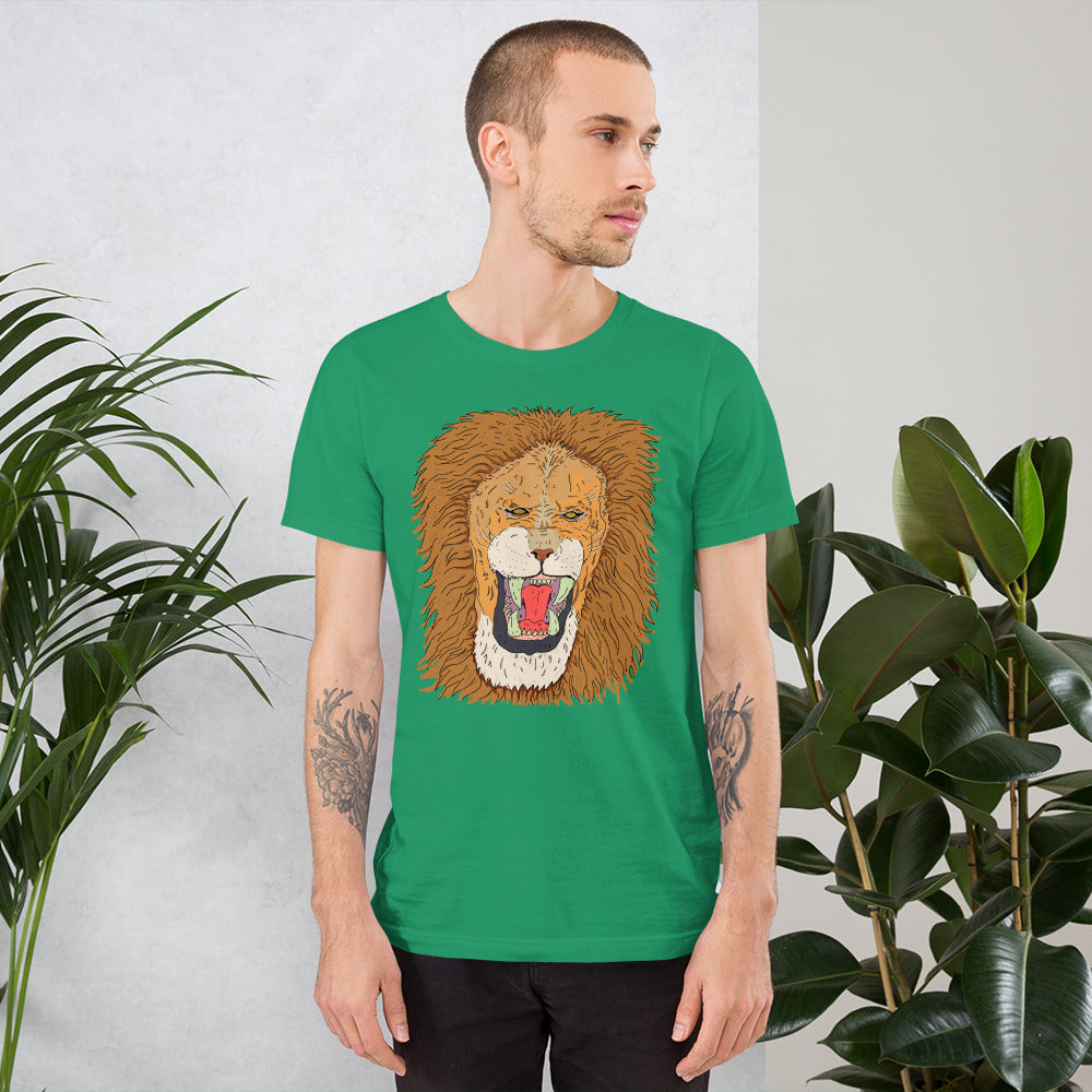 Short-Sleeve Unisex T-Shirt leon the king - ragnacold Kelly / XS