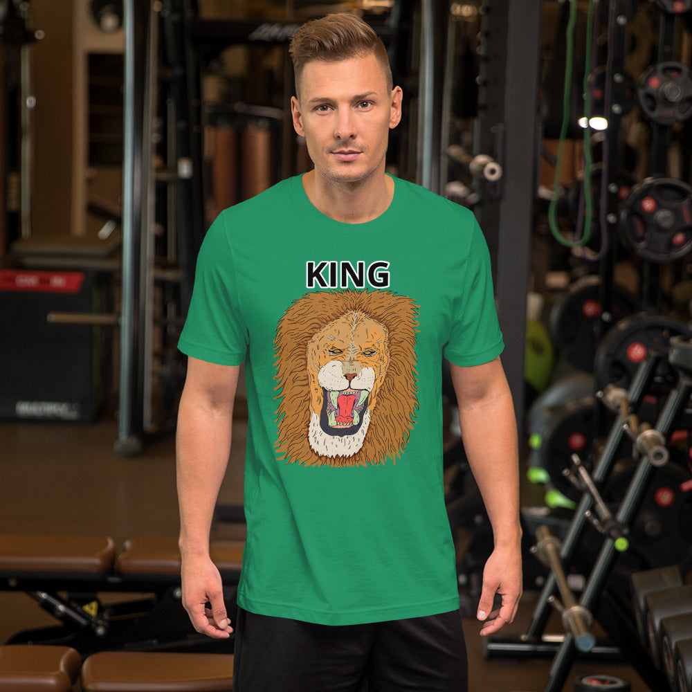 Short-Sleeve Unisex T-Shirt king leo - ragnacold Kelly / XS