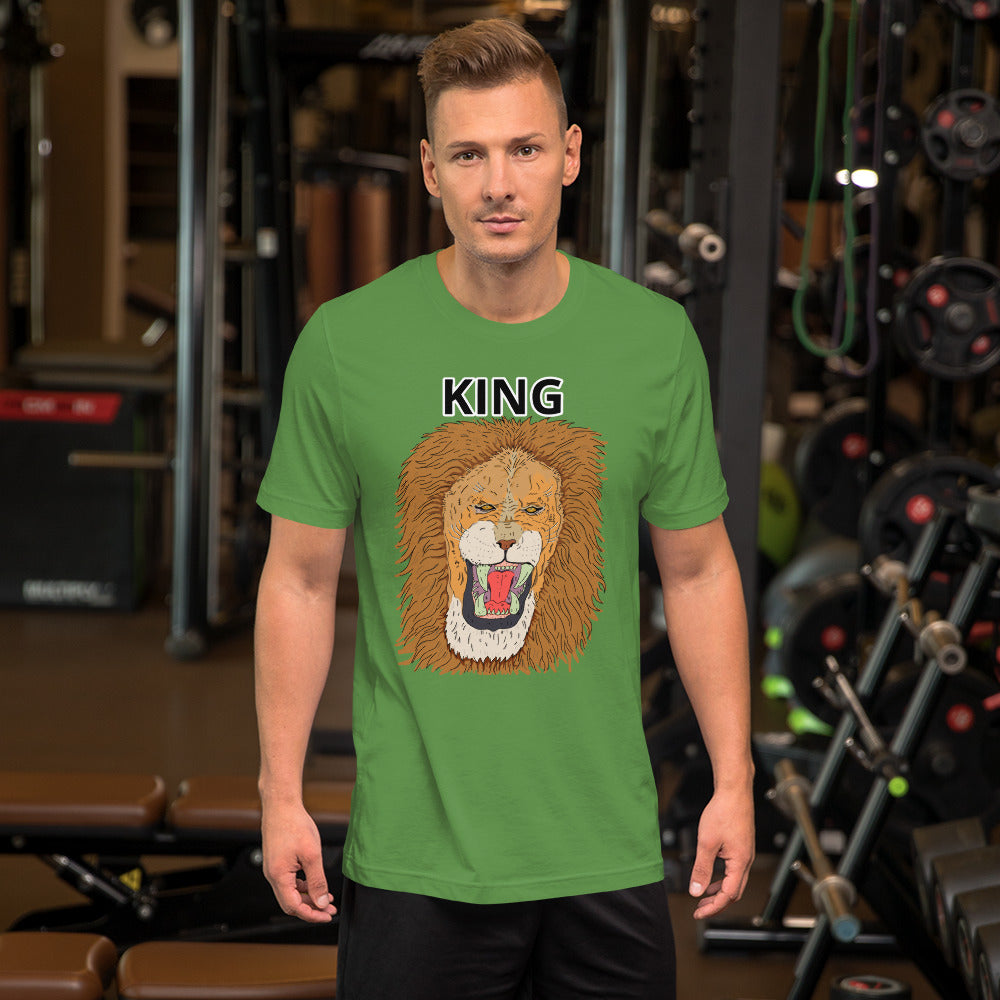 Short-Sleeve Unisex T-Shirt king leo - ragnacold Leaf / S