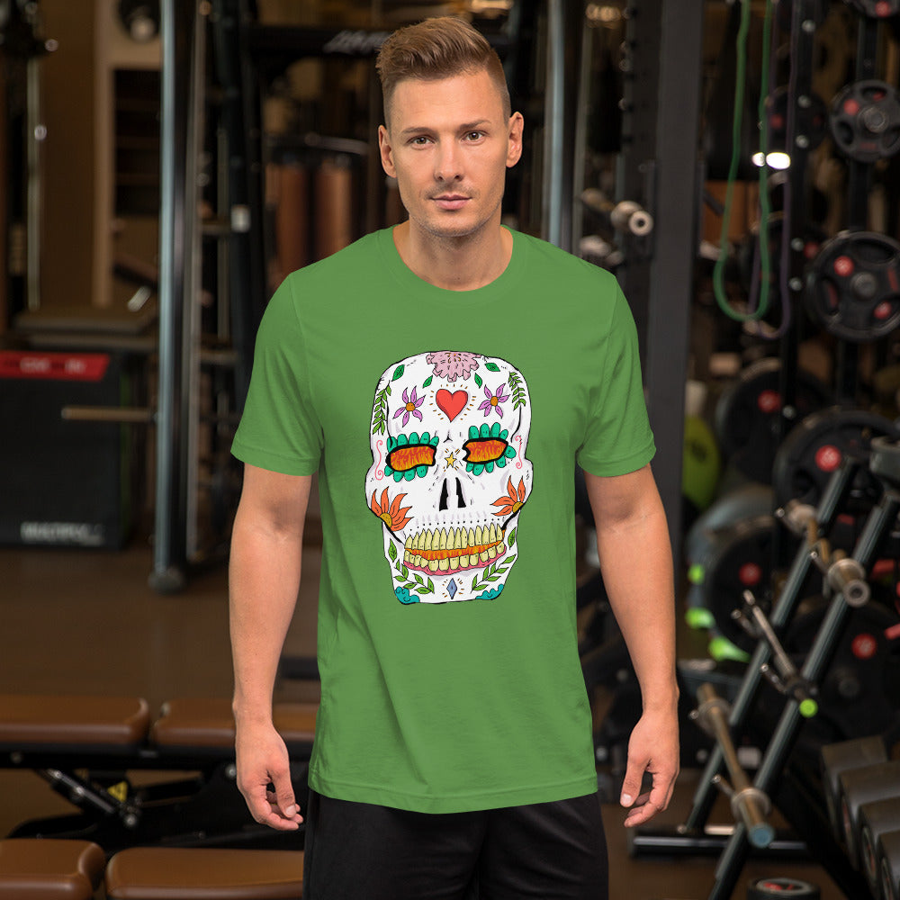 Short-Sleeve Unisex T-Shirt catrina mexico - ragnacold Leaf / S