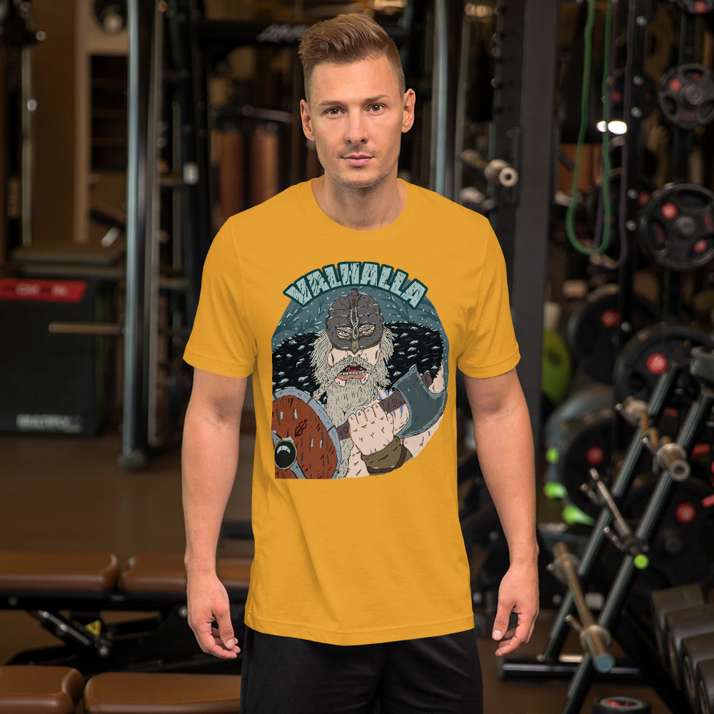 Short-Sleeve Unisex T-Shirt viking berserks - ragnacold Mustard / S