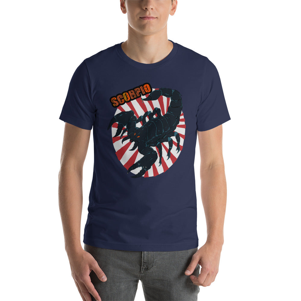 Short-Sleeve Unisex T-Shirt scorpion power - ragnacold Navy / XS