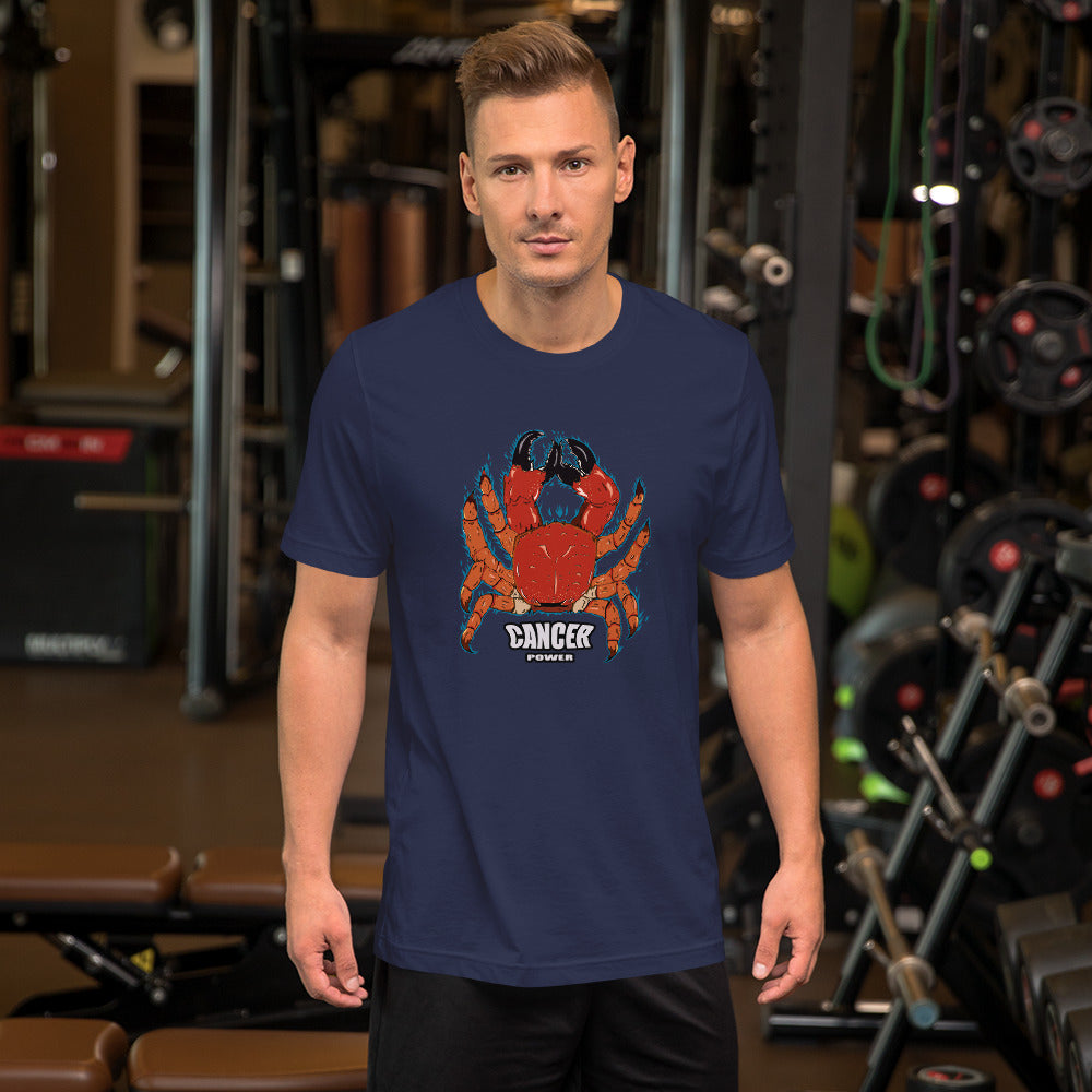 Short-Sleeve Unisex T-Shirt cancer zodiac - ragnacold Navy / XS