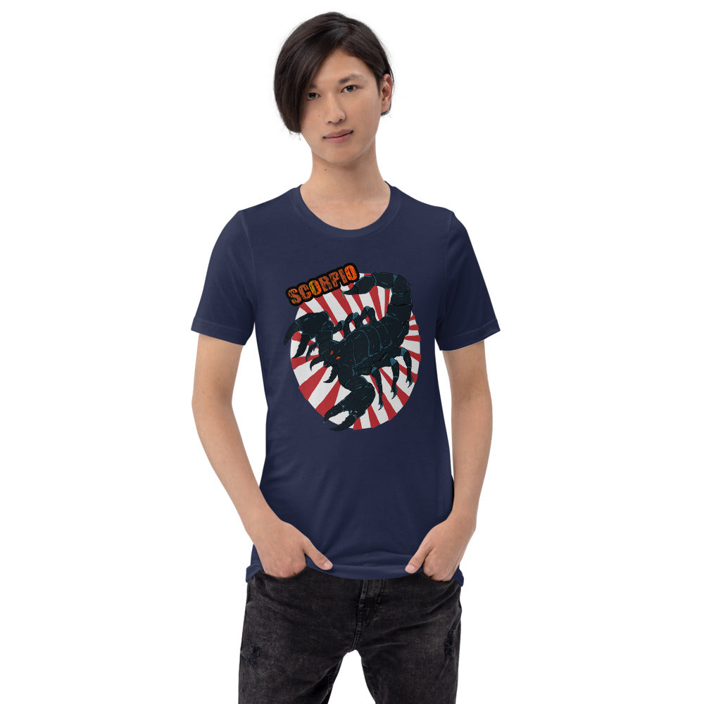 Short-Sleeve Unisex T-Shirt scorpion power - ragnacold Navy / XS