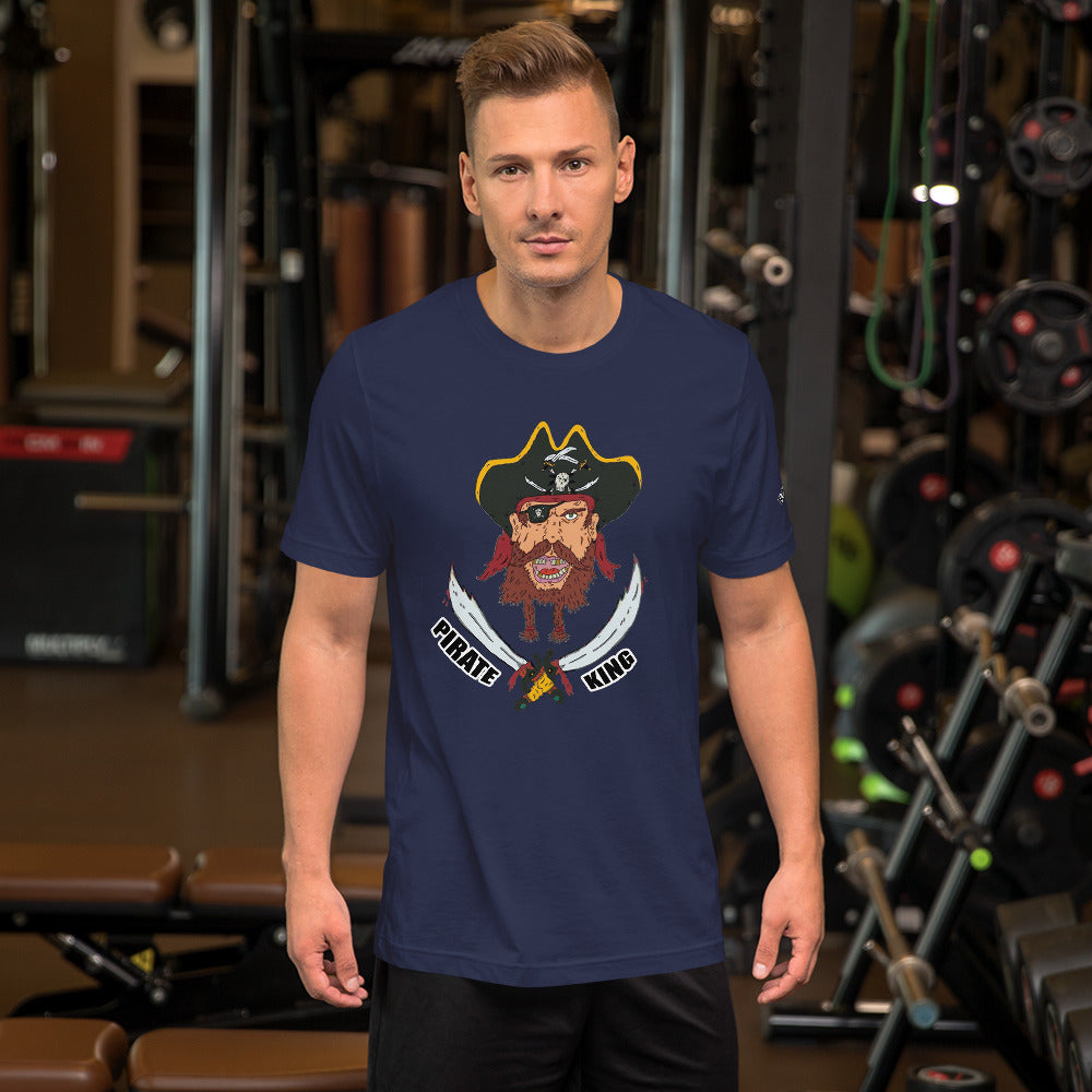 Short-Sleeve Unisex T-Shirt king pirate - ragnacold Navy / XS