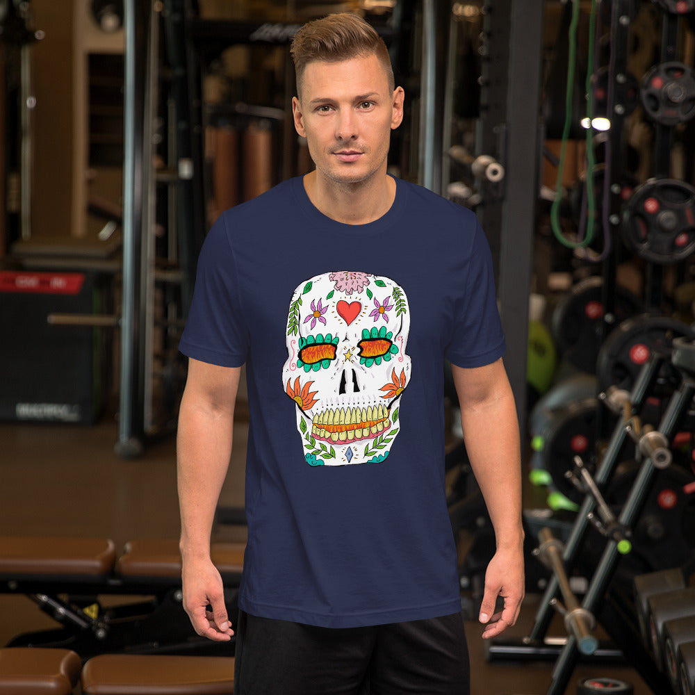 Short-Sleeve Unisex T-Shirt catrina mexico - ragnacold Navy / XS