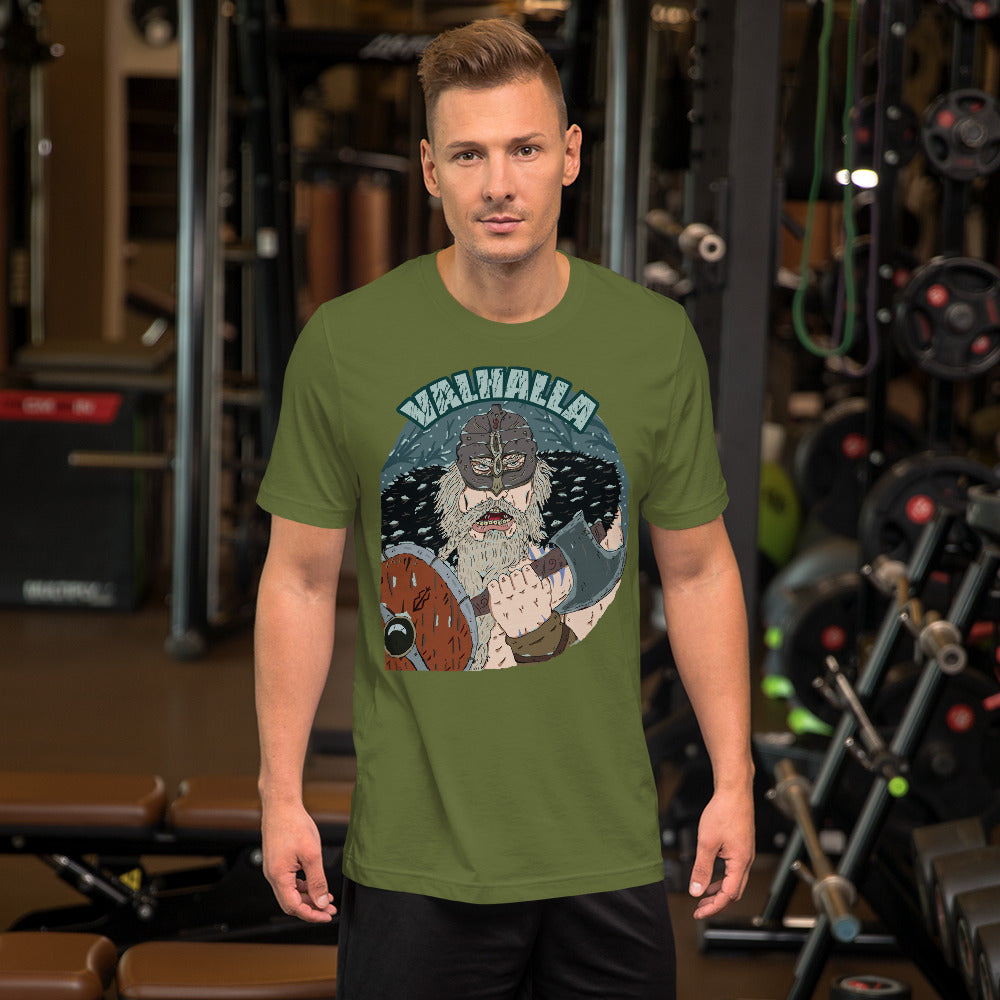 Short-Sleeve Unisex T-Shirt viking berserks - ragnacold Olive / S