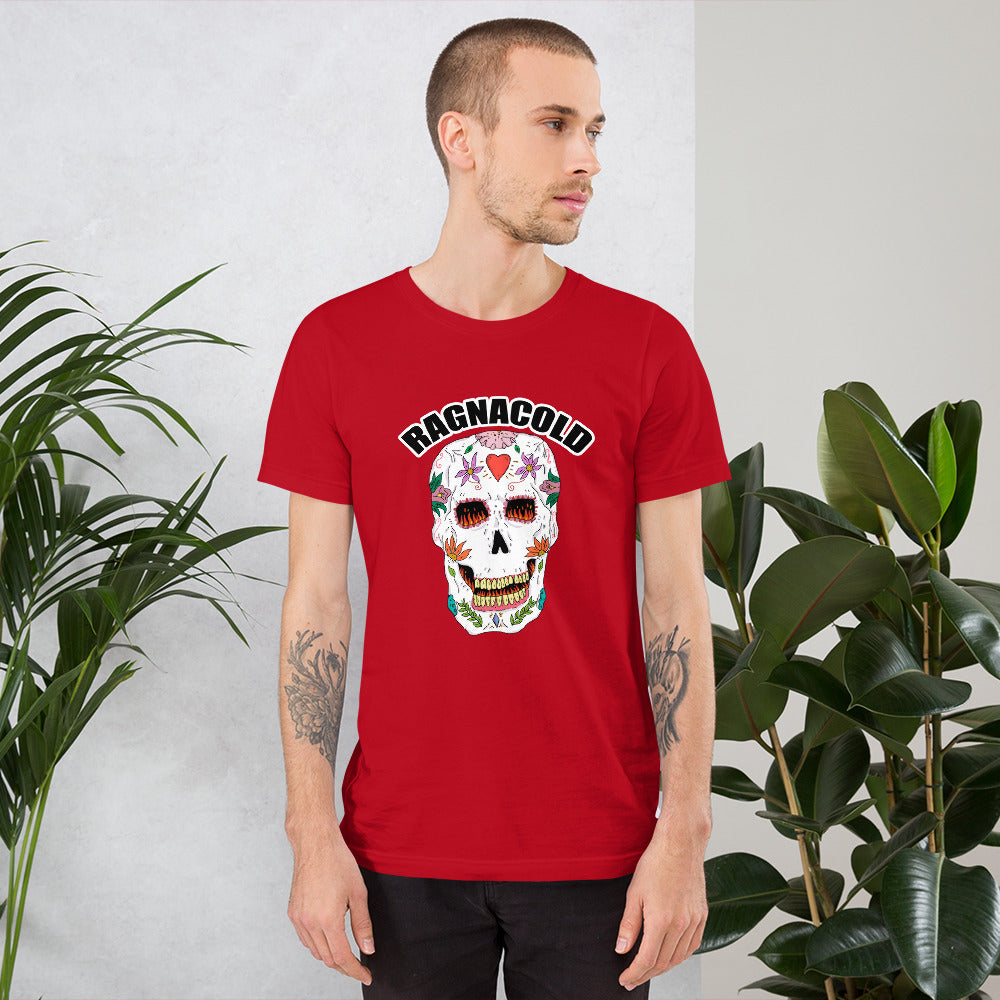 Short-Sleeve Unisex T-Shirt catrina skull - ragnacold