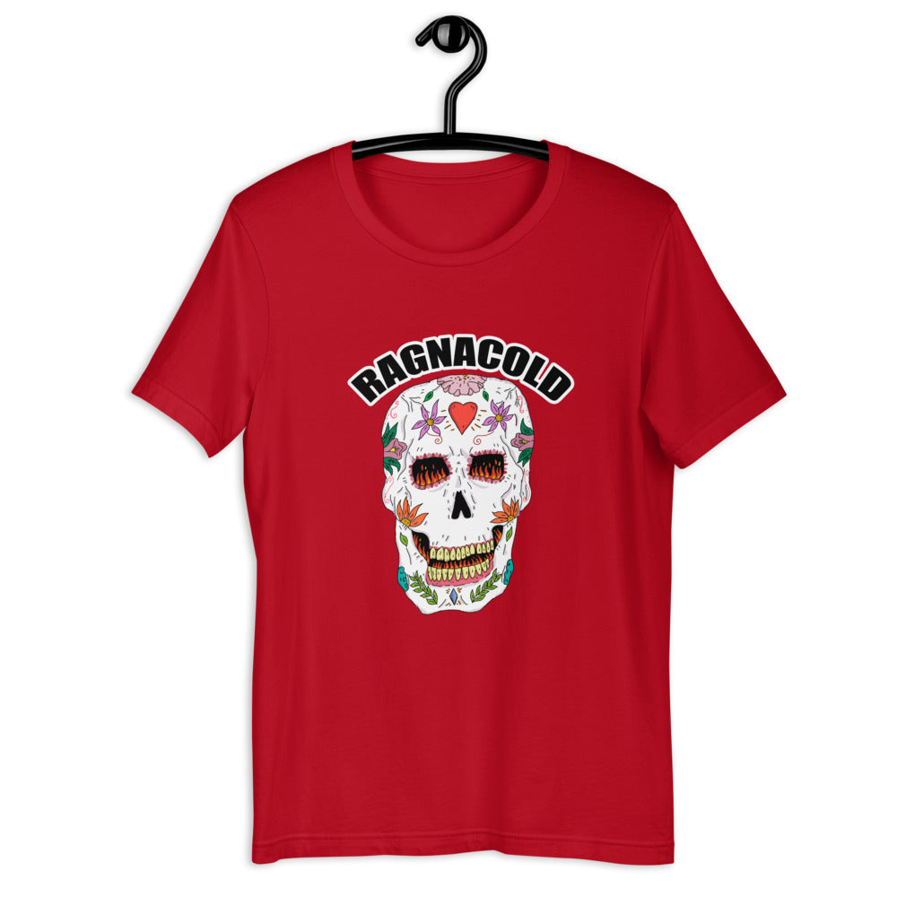 Short-Sleeve Unisex T-Shirt catrina skull - ragnacold