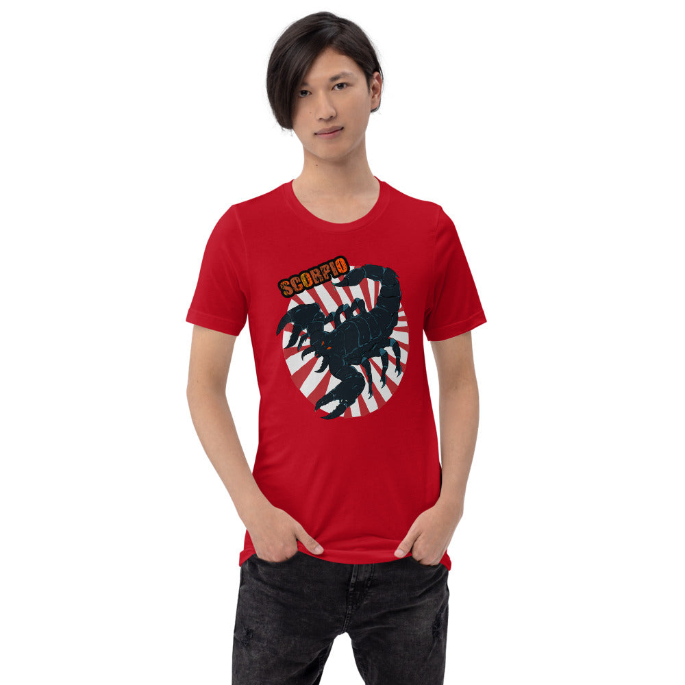 Short-Sleeve Unisex T-Shirt scorpion power - ragnacold Red / S