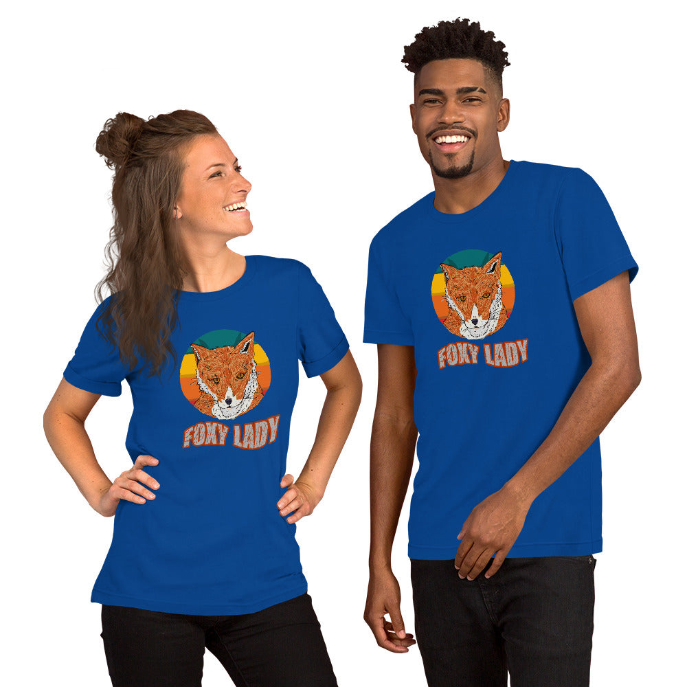 Short-Sleeve Unisex T-Shirt foxy - ragnacold True Royal / S