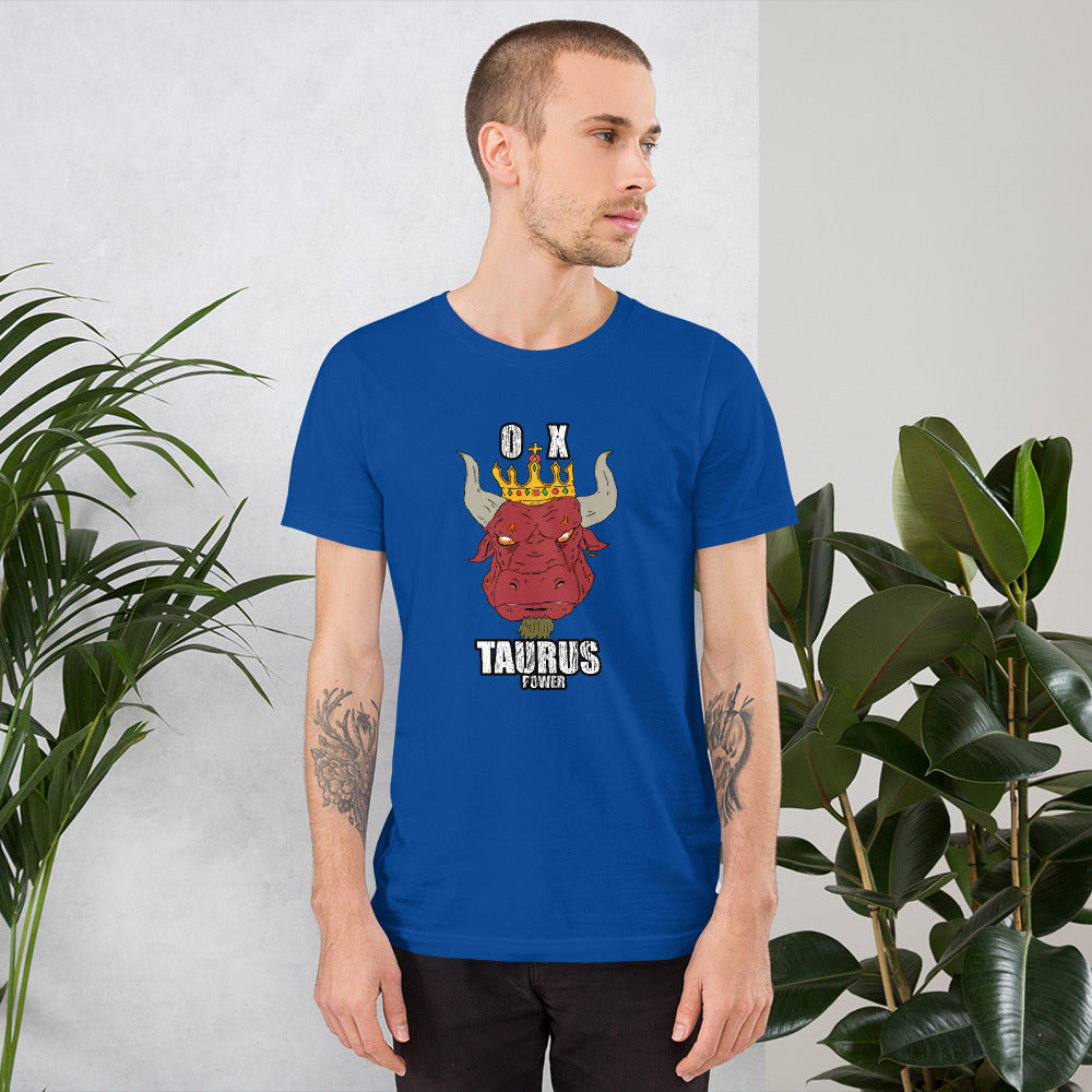 Short-Sleeve Unisex T-Shirt taurus zodiac - ragnacold True Royal / S